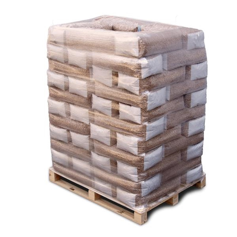 Pellet de madera 6mm, palet 65 x 15kg